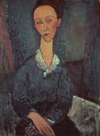 Portrait of a Woman with a White Collar by Amedeo Modigliani